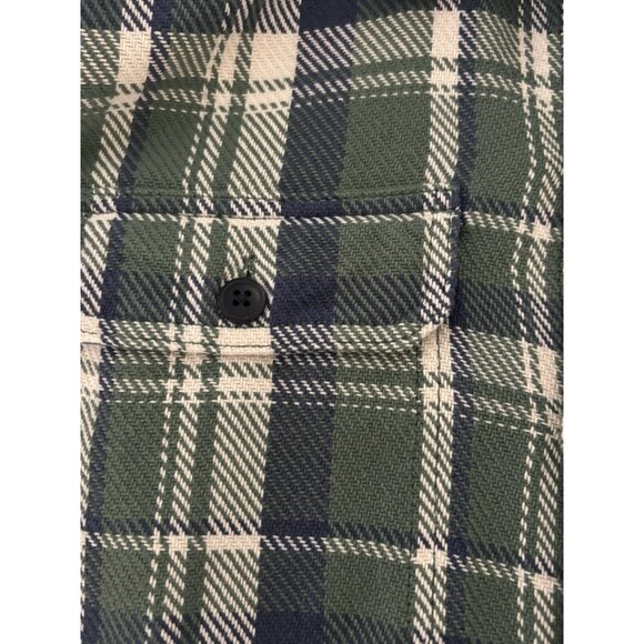 Ll Bean Men’s Thermal Shacket Green Plaid Size Large TALL Work Shirt Outdoor - Picture 13 of 13